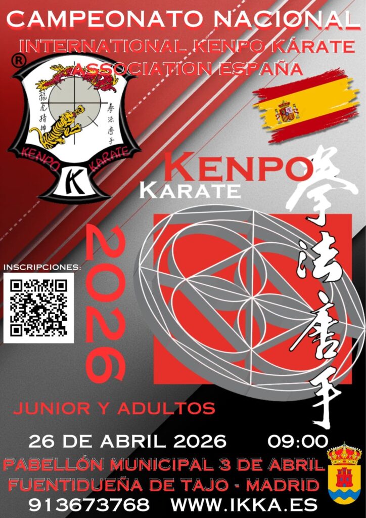 cartel campeonato internacional kenpo abril 26